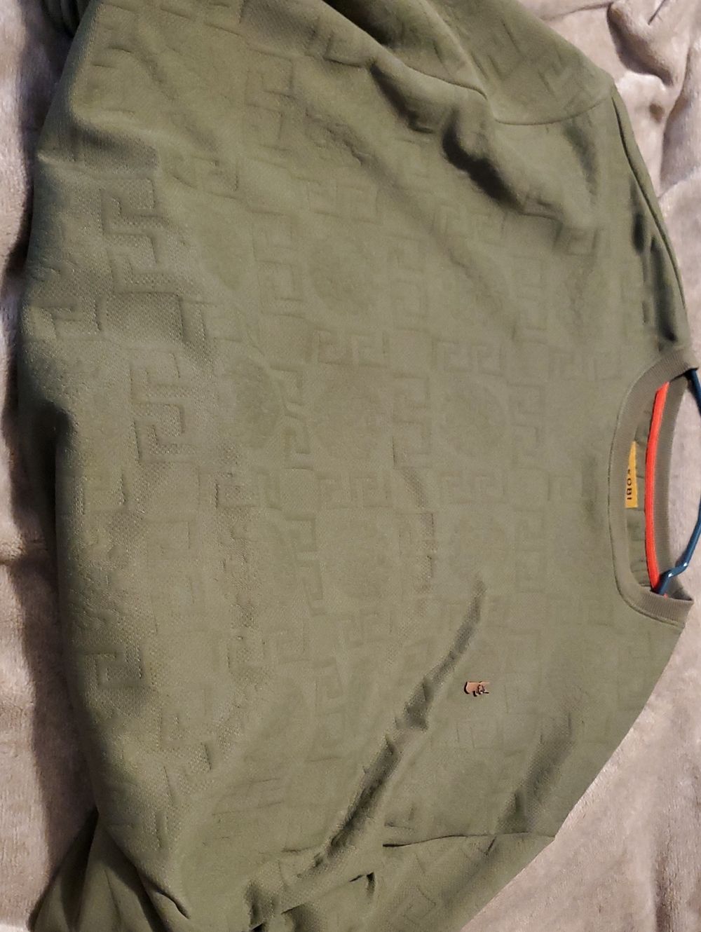 Men's Olive Green Crewneck Sweater